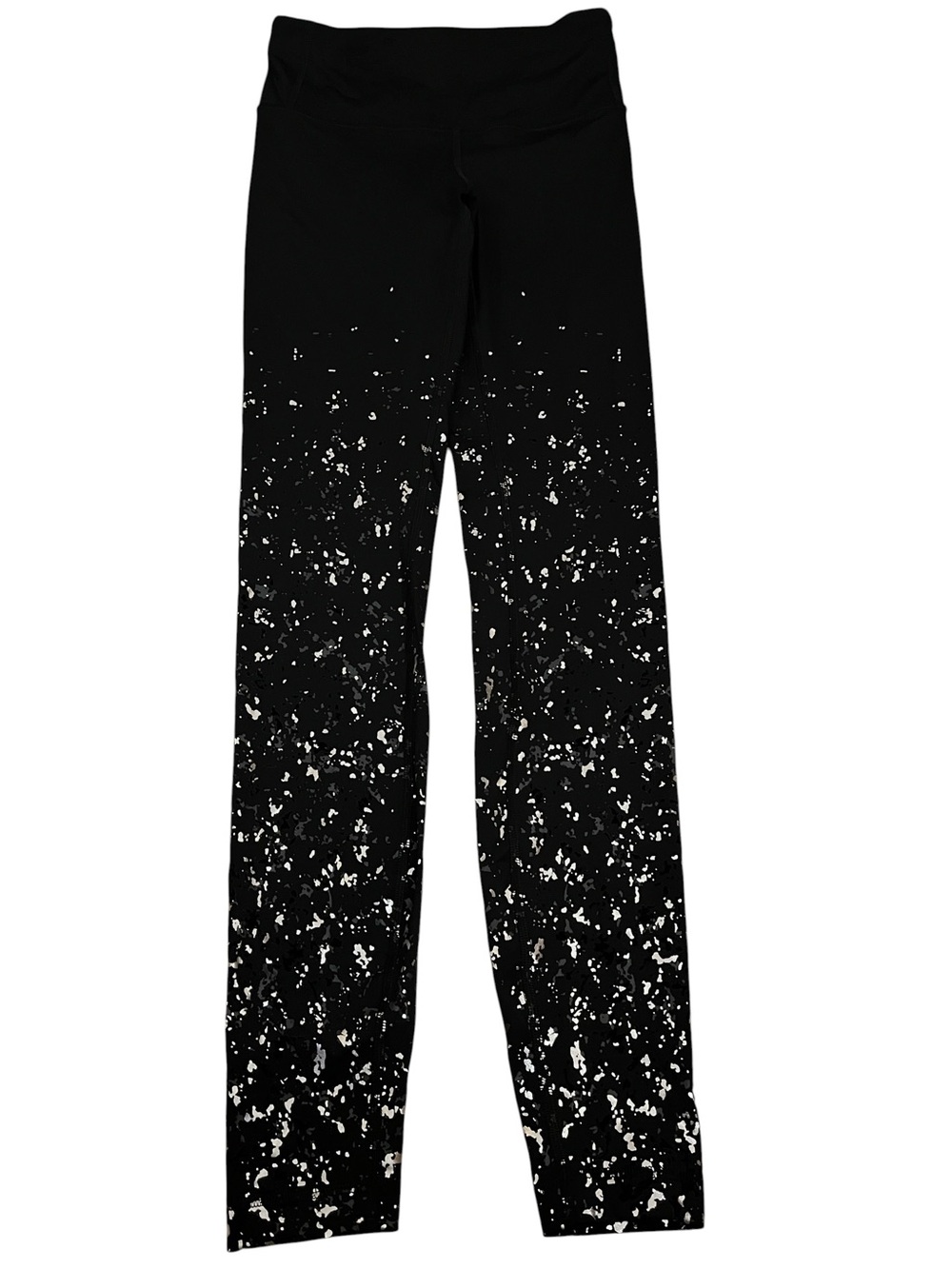 Lululemon “Speed Wunder Tight 28” Black Leggings with Speckle shine Size XS